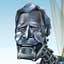 Robo George W wasp for postcard Exhibition